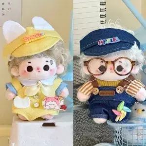 공주 스커트 10cm 코튼 인형 옷 장난감 액세서리 멀티 컬러 원피스 미니 스트랩 바지 1 세트