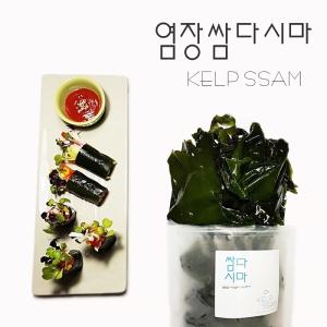 국내산 염장 쌈다시마 1kg