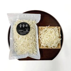 국내가공 백진미 400g 오징어채 진미채 보관용이한 지퍼백 포장