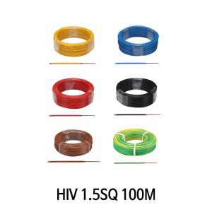 HIV 1.5SQ 단선 100M 단위 전기자재 접지선 전기선 회색 갈색 포함 8가지 색상 금화 EMG
