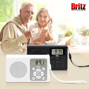 브리츠 BZ-R120 휴대용 소형 미니 어르신 FM 건전지 라디오