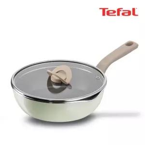 테팔 인덕션 티타늄1X 원픽 냄비팬 피스타치오그린 22cm 인덕션 사용가능)