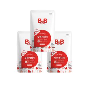 11번가 비앤비 젖병 세정제 거품형 리필 400ml 3개 / 비앤비 세정제 모음 유아 액상형 리필형 모음