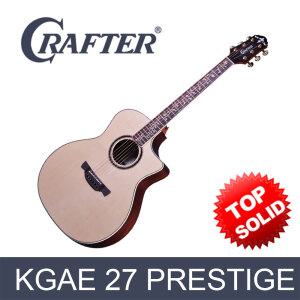 크래프터 KGAE 27 PRESTIGE 탑솔리드 EQ장착 통기타