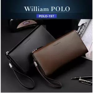 [윌리엄폴로]WilliamPOLO(윌리엄폴로) 남성클러치백 남자 손가방 맨스백 천연소가죽 197