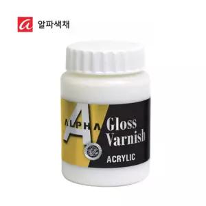 알파 그로스바니쉬 500ml/바니쉬/유광/수성/바니시/목재용/니스/목재/마감재/나무/코팅/투명/UV