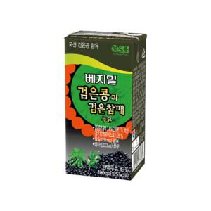정식품 베지밀 검은콩과 검은참깨 190ml 24팩