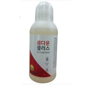 국보 롱다운플러스유제1L 파리 모기 진드기 노래기 지네 해충 퇴치 분무연막 방역 살충제