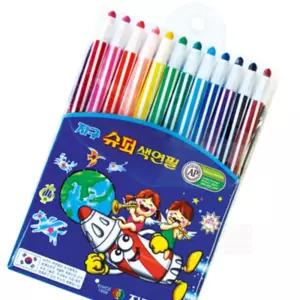 스윗찬 색연필 12색 샤프식 캐릭터색연필