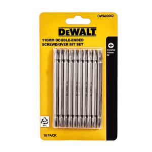 디월트 PH2 양날드라이버비트 110mm DWA00002 10개입
