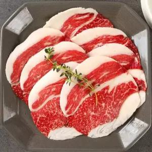 [대명축산식품] 3초 구이 미국산 초이스등급 차돌박이 400g (400g x 1팩) 구이용 샤브샤브