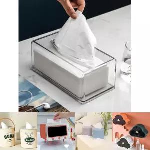 아크릴 티슈케이스 화장지 각티슈커버 26x14x11cm/덮개/고급/디스펜스/가정용/인테리어/심플/디자인/테이블