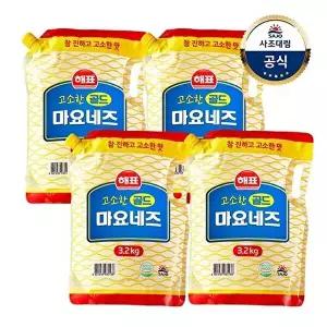 [사조대림][사조대림] 해표 고소한 골드마요네즈 3.2kg x 4개