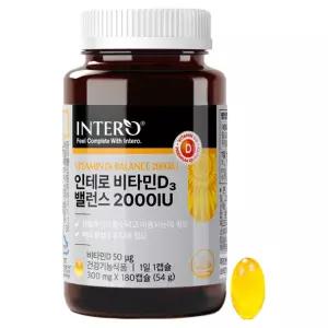 인테로 비타민D3 밸런스 2000IU 180정 1개