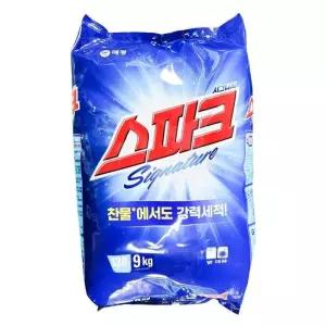 애경 세탁 세제 스파크 시그니처 9kg 리필용 1포대