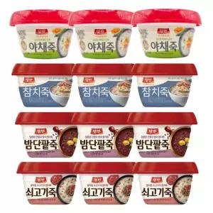 동원 양반 쇠고기죽 +야채죽 +밤단팥죽 +참치죽 12개