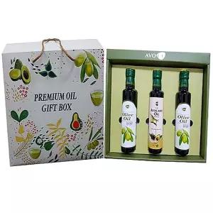 아보카도오일선물세트 올리브오일선물세트 250ml 3병 오일 식물성오일 식용유 콜드프레스 엑스트라버진 올