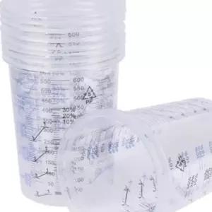 DIY 일회용 플라스틱 계량컵 50p 만들기재료 600ml