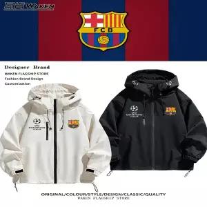 레이싱 자켓 재킷 점퍼 유니폼 모터팀 바르셀로나 FC 팬 기념 UEFA 챔피언스리그 윈드브레이커 재킷/탑남자