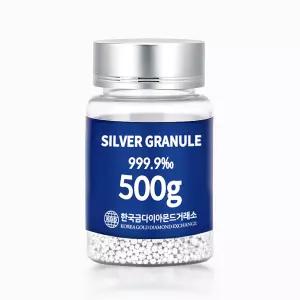 [한국금다이아몬드] 실버 그래뉼 500g 999.9 포나인 은투자 은바 은테크 은시