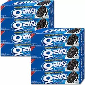 오레오 쿠키 화이트 100gX8개
