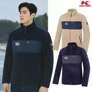 [하프클럽/콜핑]콜핑 공용 겨울 극세섬유 부클 본딩 보온 등산 후리스 자켓