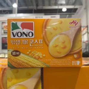 보노 옥수수알 콘스프 21g x 18개 간편조리 따뜻한 아침식사 간편식 간식 컵스프 코스트코