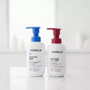 아토팜 에센셜 케어 세트 (탑투토 워시300ml+엠엘이 로션200ml)
