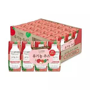 [상하목장] 유기농 주스 사과딸기케일 125ml, 24개