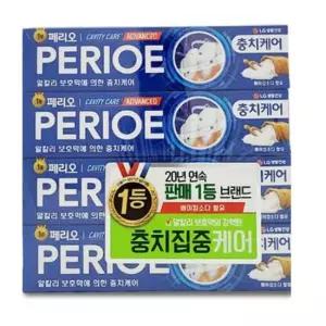 페리오 캐비티케어 알파치약 150gX4개입