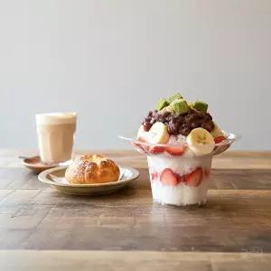 글로우 미니 꽃빙수컵 디저트용기