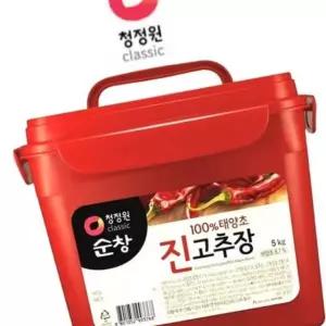 청정원 햇살담은 고추장 태양초고추장 찰고추장 5k