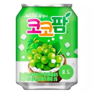 해태 코코팜 포도 238mlx24캔/주스/쥬스/음료수/음료/단체/소풍/행사/파티/시원한/여름/캔/가정용