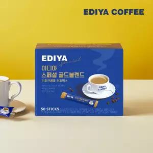 이디야커피 이디야 파란커피 스페셜 골드블렌드 커피믹스 50T