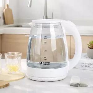 내열유리 전기포트 1.8L 무선 전기주전자 커피포트