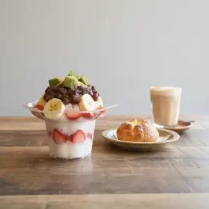 오주상사 미니 꽃빙수컵 SD200 빙수용기