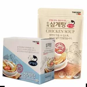 애완견삼계탕 애견간식 더독 수제 삼계탕 1박스 150g 10팩