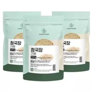 냄새안나는 청국장 가루 500g 3팩 국산