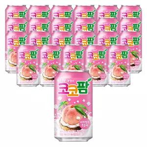 [해태음료] 코코팜 피치핑크 340ml, 24개