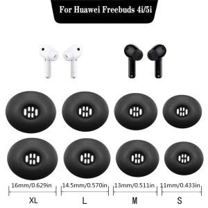 Huawei Freebuds 4i/5i 용 이어팁 이어폰 실리콘 케이스 고무 이어 패드 캡 쿠션 이어팁 이어폰 액세서리
