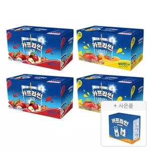 [카프리썬] 사과 200ml, 10입 , 2개 + 오렌지망고 200ml, 10입 , 2개 (총 40개) + 증정(접이식 컵홀더,1개)