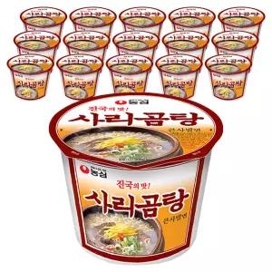농심사리곰탕큰사발 111gX16개 16개