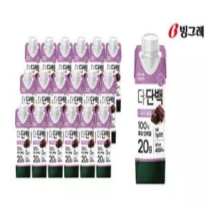 빙그레 더단백 드링크 초코 250ml x 18팩 /프로틴/단백질