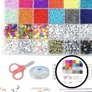DIY 비즈풀세트 4mm 반지 목걸이 이니셜 팔찌 3mm 비즈풀 TLj00530