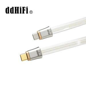 ddHiFi TC19CC (Comet) 플래그십 순은 USB-C to OTG 디지털 신호 케이블, 4선 병렬 디자인, 10/25/45cm