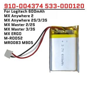 로지텍 MX Anywhere 2 Master 3 MR0083 M905 G502 ERGO M-RO052 533-000120 910-004374 배터리용