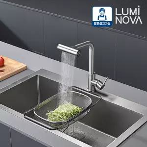 모던 스텐 주방 수전 루미노바 LV-1300 씽크대 리모델링