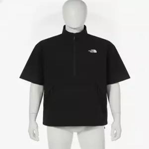 노스페이스 NT7KS18J 화이트라벨 쿨벤트 반팔 아노락 BLACK
