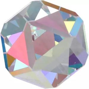 Cryfokt 컬러 큐브 프리즘 K9 광학 유리 RGB 굴절 다면체 물리·사진·과학 교육용 손전등 98x98x98인치