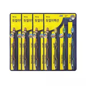 메디안 듀얼이펙션 칫솔 부드러운모 4입 x4